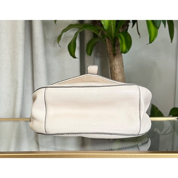 ♦️♦️  TORY BURCH AUTHENTIC VINTAGE WHITE CROSSBODY HANDBAG ♦️♦️ - Picture 11 of 15